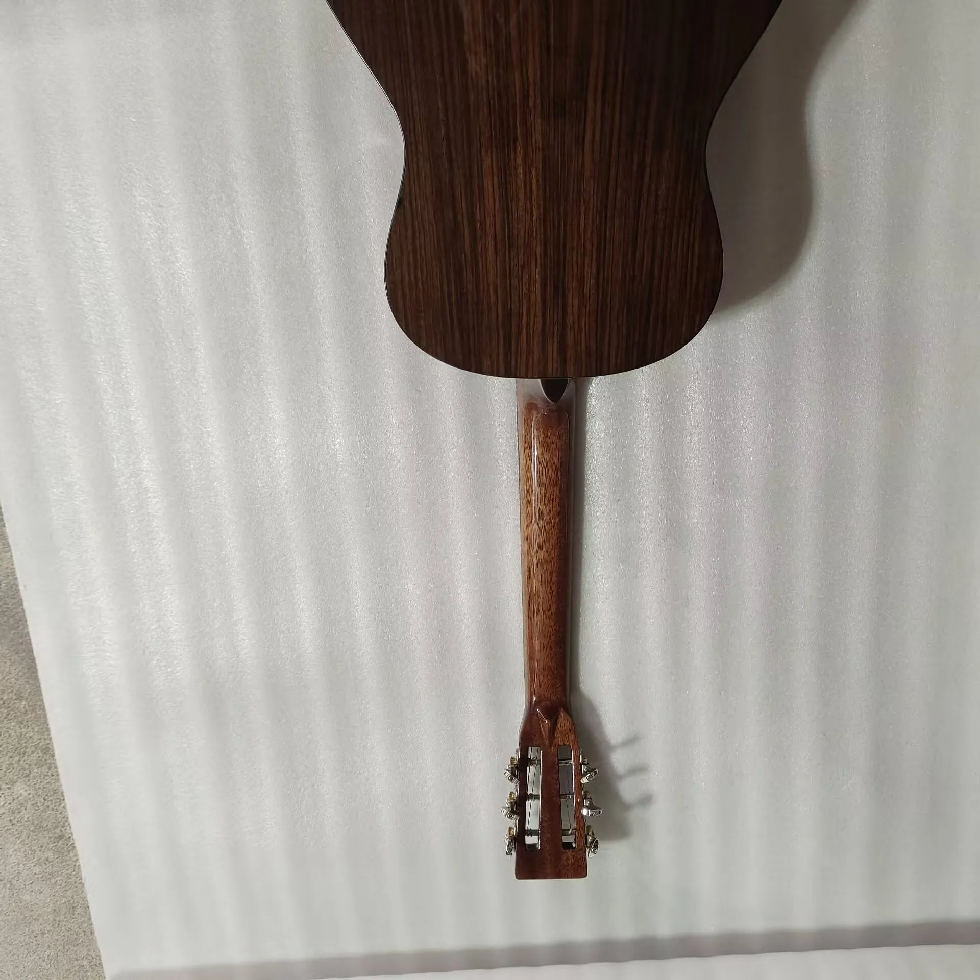 custom acoustic guitar with Adirondack spruce, 13 fret joint