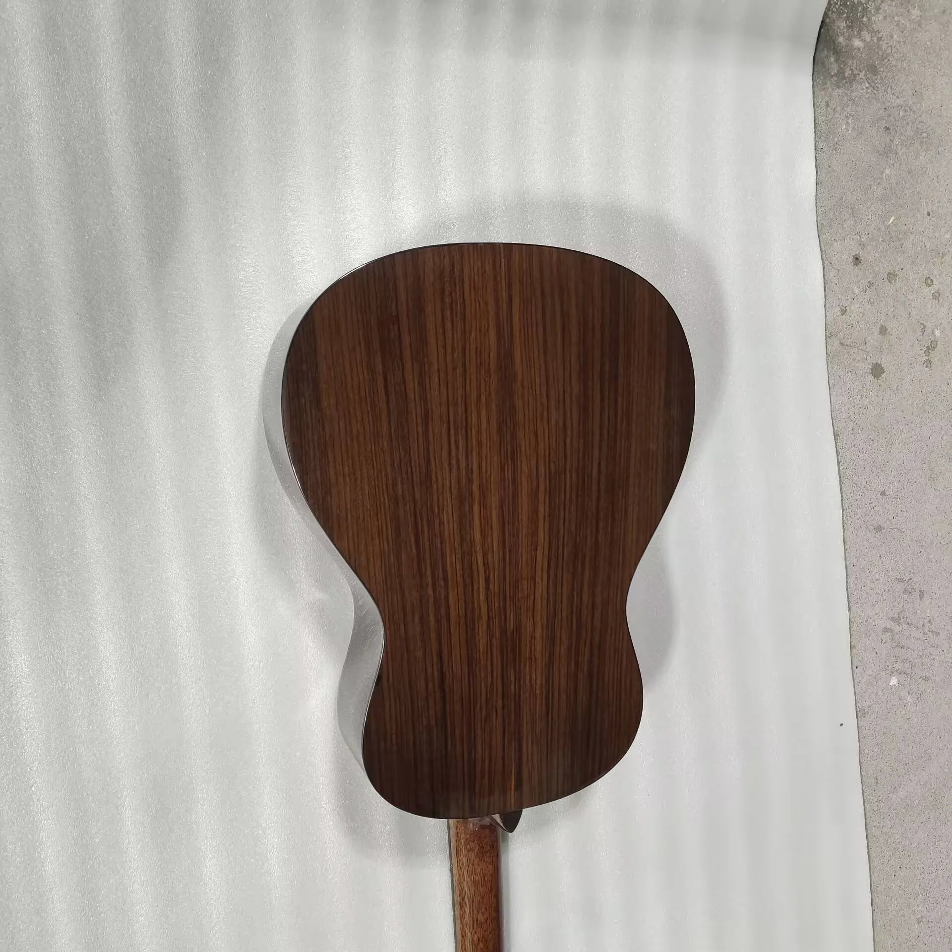 custom acoustic guitar with Adirondack spruce, 13 fret joint