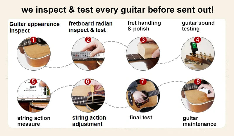 12 String Acoustic Guitar 41 Inch Spruce Wood