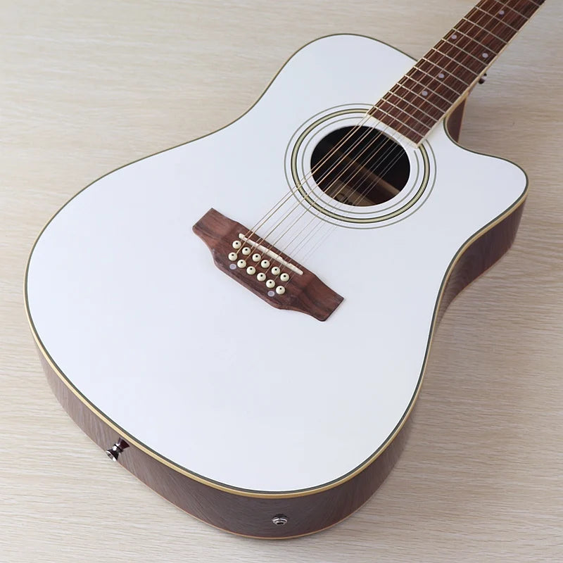 12 String Acoustic Guitar 41 Inch Spruce Wood