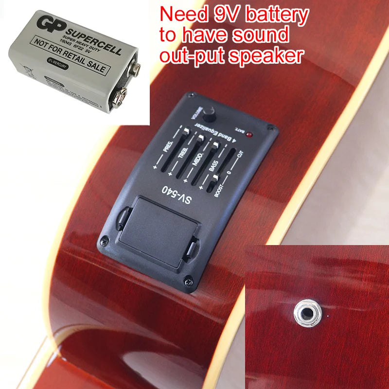 12 String Acoustic Guitar 41 Inch Spruce Wood