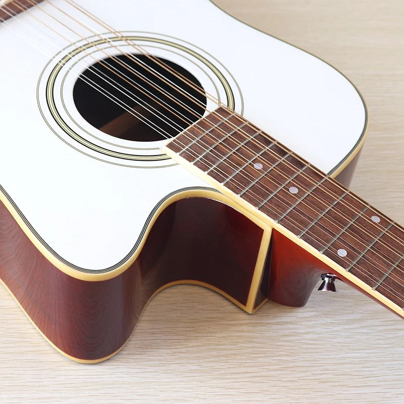 12 String Acoustic Guitar 41 Inch Spruce Wood