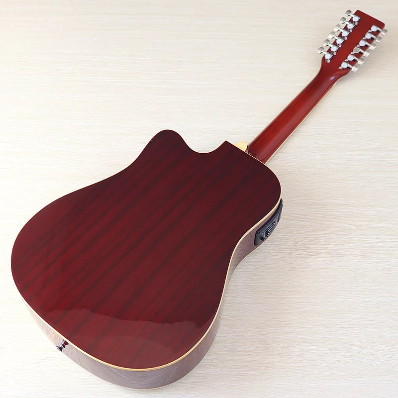 12 String Acoustic Guitar 41 Inch Spruce Wood