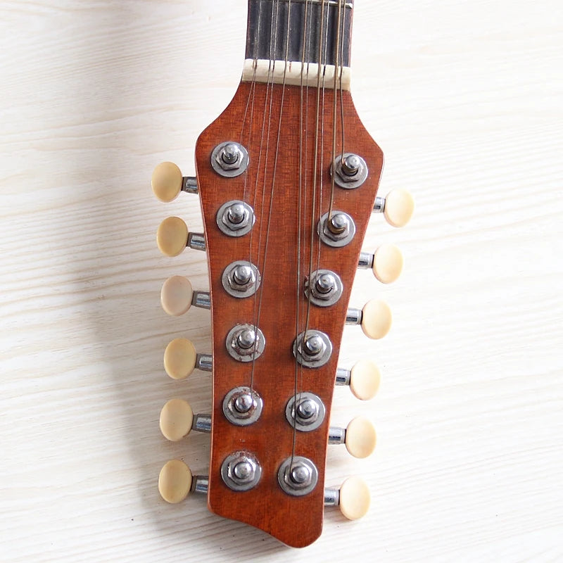 12 String Acoustic Guitar 36 Inch Laminated Spruce Top Sapele Body