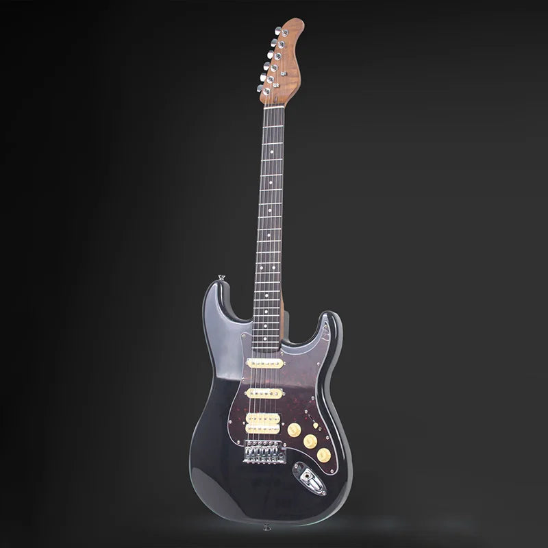 Crystal Electric Guitar Transparent Acrylic Beginner With Rosewood Fretboard Single