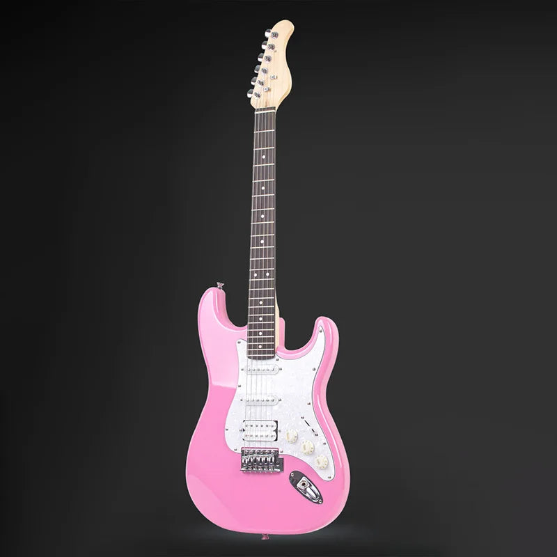 Crystal Electric Guitar Transparent Acrylic Beginner With Rosewood Fretboard Single