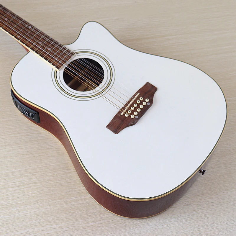 12 String Acoustic Guitar 41 Inch Spruce Wood