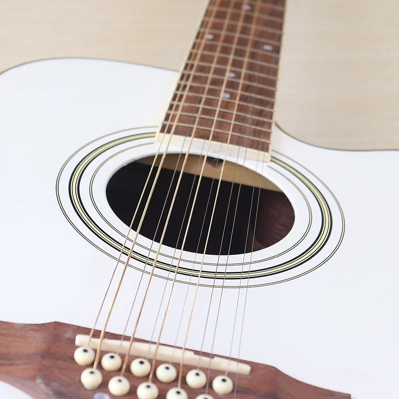 12 String Acoustic Guitar 41 Inch Spruce Wood
